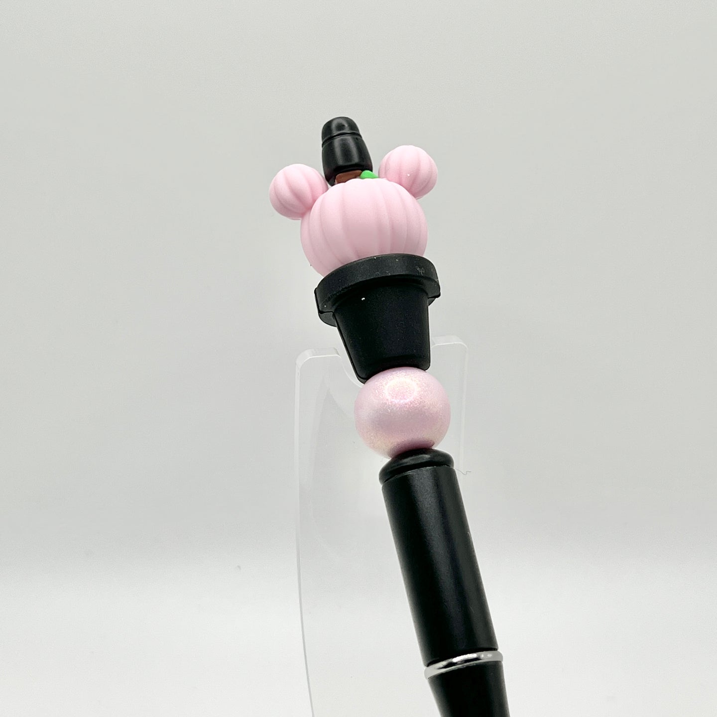 Pink Mouse Pumpkin Plastic Pen